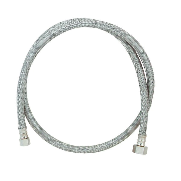 All-Source 3/8 In. C X 1/2 In. F X 48 In. L Stainless Steel Faucet Connector 496-008 - main